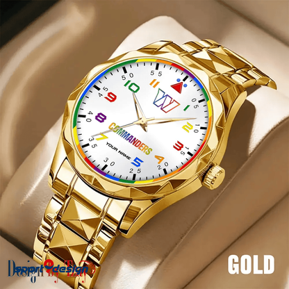 Washington Commanders Business Watch For Men Automatic Mechanical Stainless Steel Band 2025