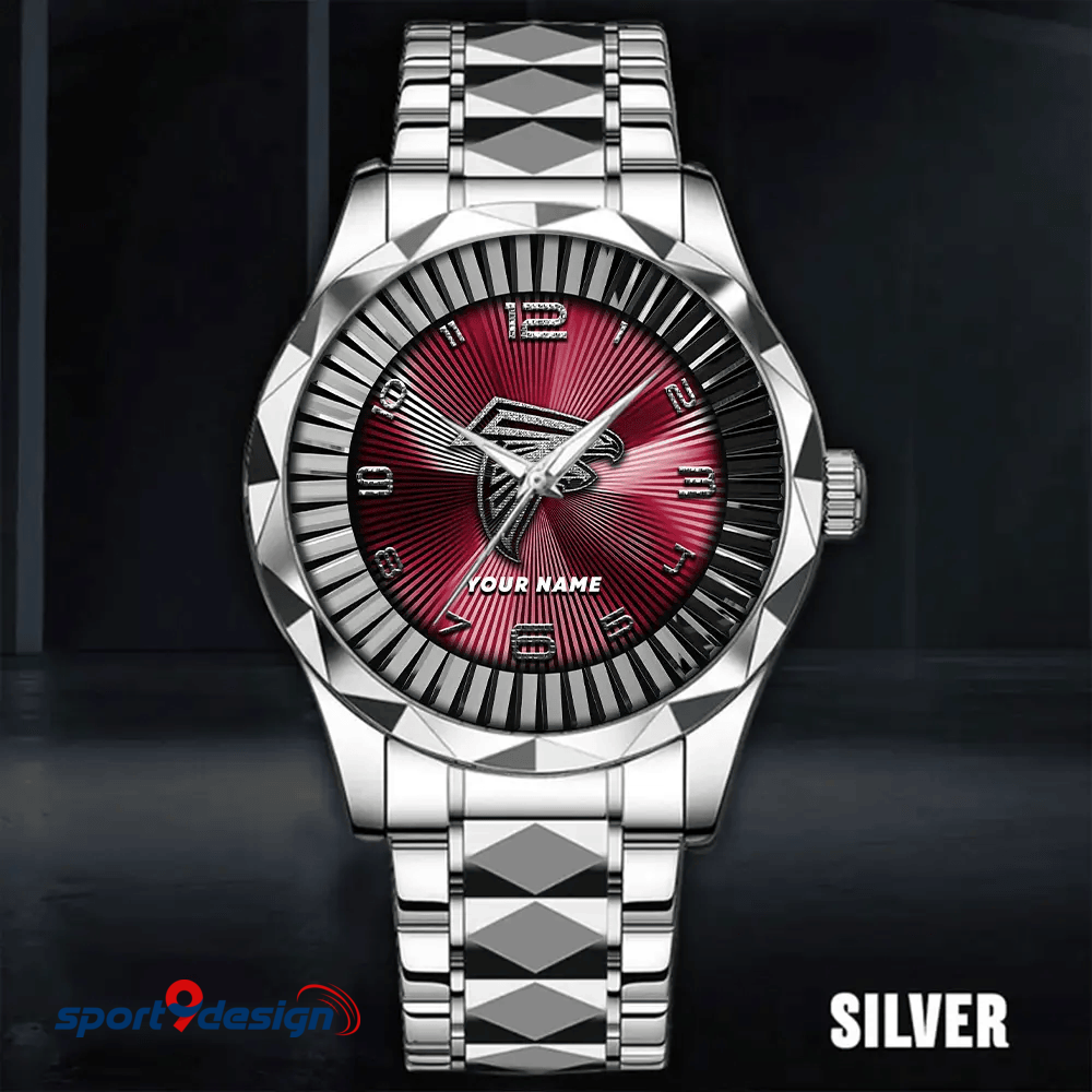 Atlanta Falcons Business Watch For Men Automatic Mechanical Stainless Steel Band 2025