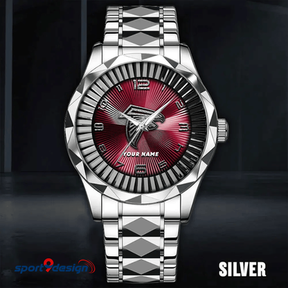 Atlanta Falcons Business Watch For Men Automatic Mechanical Stainless Steel Band 2025