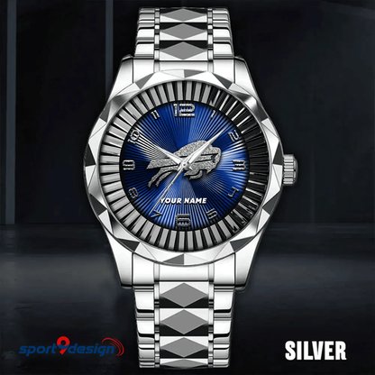 Buffalo Bills Business Watch For Men Automatic Mechanical Stainless Steel Band 2025