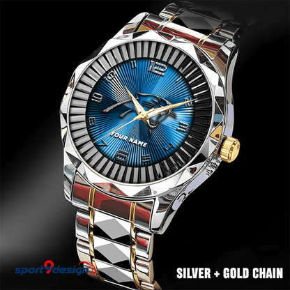Carolina Panthers Business Watch For Men Automatic Mechanical Stainless Steel Band 2025