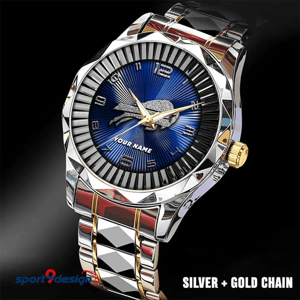 Buffalo Bills Business Watch For Men Automatic Mechanical Stainless Steel Band 2025
