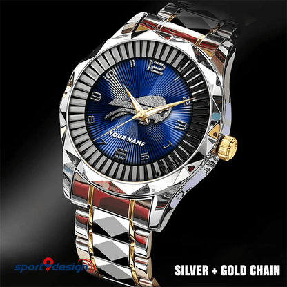 Buffalo Bills Business Watch For Men Automatic Mechanical Stainless Steel Band 2025