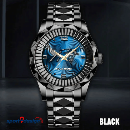 Carolina Panthers Business Watch For Men Automatic Mechanical Stainless Steel Band 2025