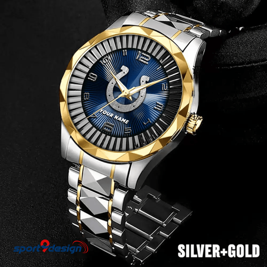 Indianapolis Colts Business Watch For Men Automatic Mechanical Stainless Steel Band 2025