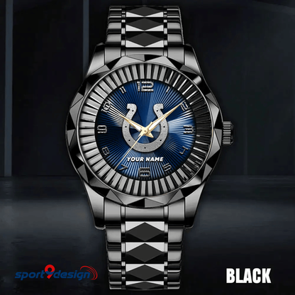 Indianapolis Colts Business Watch For Men Automatic Mechanical Stainless Steel Band 2025