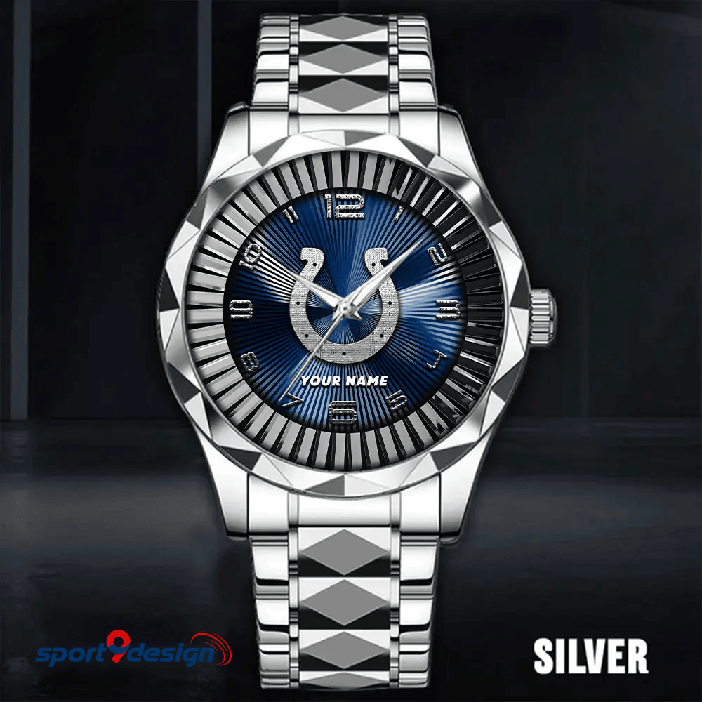 Indianapolis Colts Business Watch For Men Automatic Mechanical Stainless Steel Band 2025
