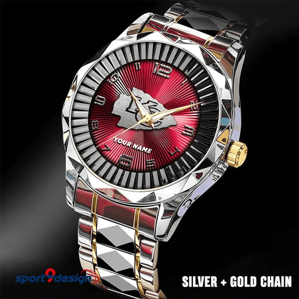 Kansas City Chiefs Business Watch For Men Automatic Mechanical Stainless Steel Band 2025