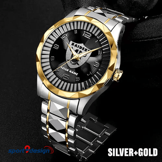 Las Vegas Raiders Business Watch For Men Automatic Mechanical Stainless Steel Band 2025