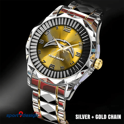 Los Angeles Chargers Business Watch For Men Automatic Mechanical Stainless Steel Band 2025