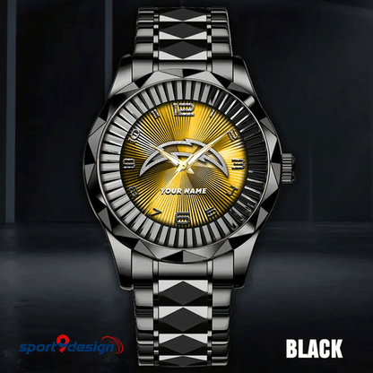 Los Angeles Chargers Business Watch For Men Automatic Mechanical Stainless Steel Band 2025