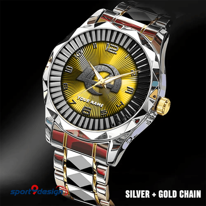 Los Angeles Rams Business Watch For Men Automatic Mechanical Stainless Steel Band 2025