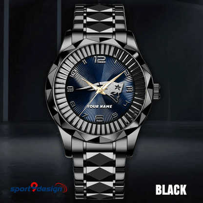 New England Patriots Business Watch For Men Automatic Mechanical Stainless Steel Band 2025