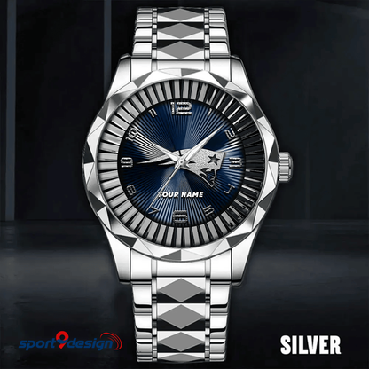 New England Patriots Business Watch For Men Automatic Mechanical Stainless Steel Band 2025