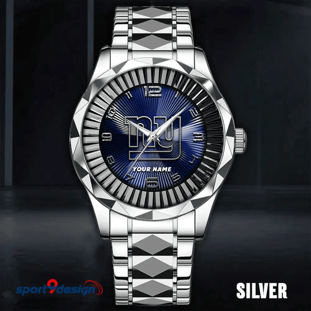 New York Giants Business Watch For Men Automatic Mechanical Stainless Steel Band 2025