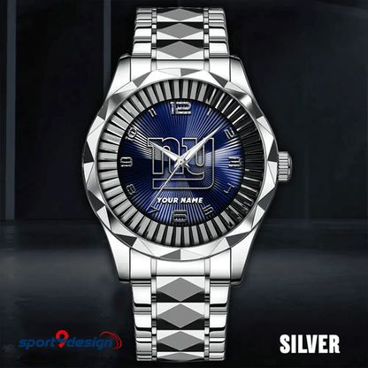 New York Giants Business Watch For Men Automatic Mechanical Stainless Steel Band 2025