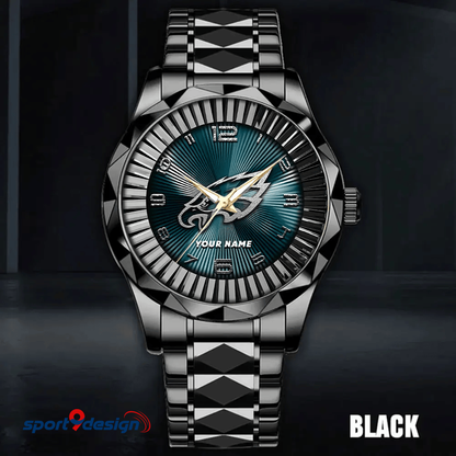 Philadelphia Eagles Business Watch For Men Automatic Mechanical Stainless Steel Band 2025