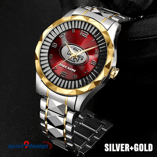 San Francisco 49ers Business Watch For Men Automatic Mechanical Stainless Steel Band 2025