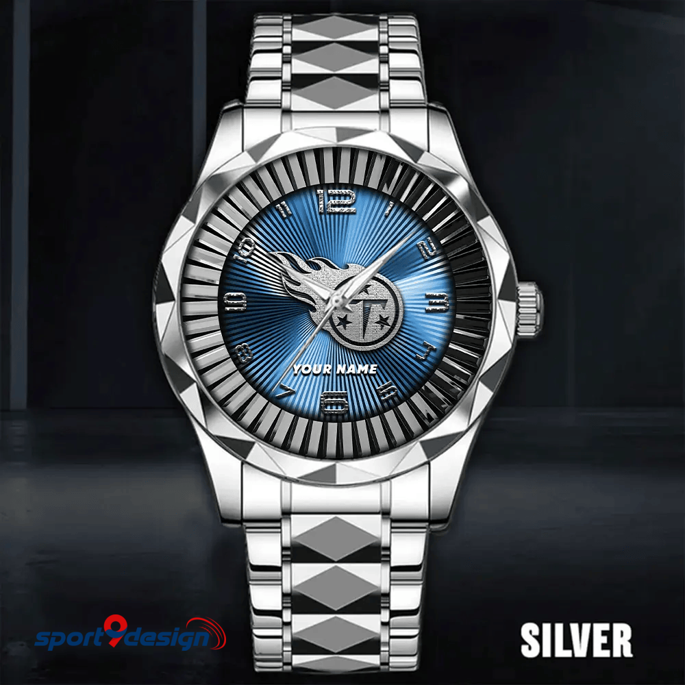 Tennessee Titans Business Watch For Men Automatic Mechanical Stainless Steel Band 2025