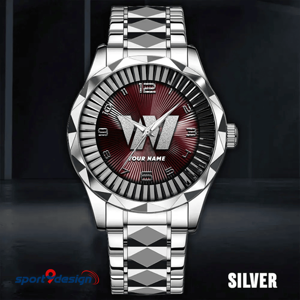 Washington Commanders Business Watch For Men Automatic Mechanical Stainless Steel Band 2025