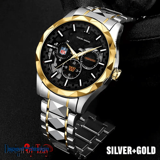 Washington Commanders Business Watch For Men Automatic Mechanical Stainless Steel Band 2025