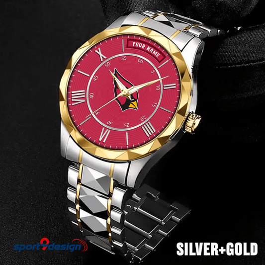 Arizona Cardinals Business Watch For Men Automatic Mechanical Stainless Steel Band 2025