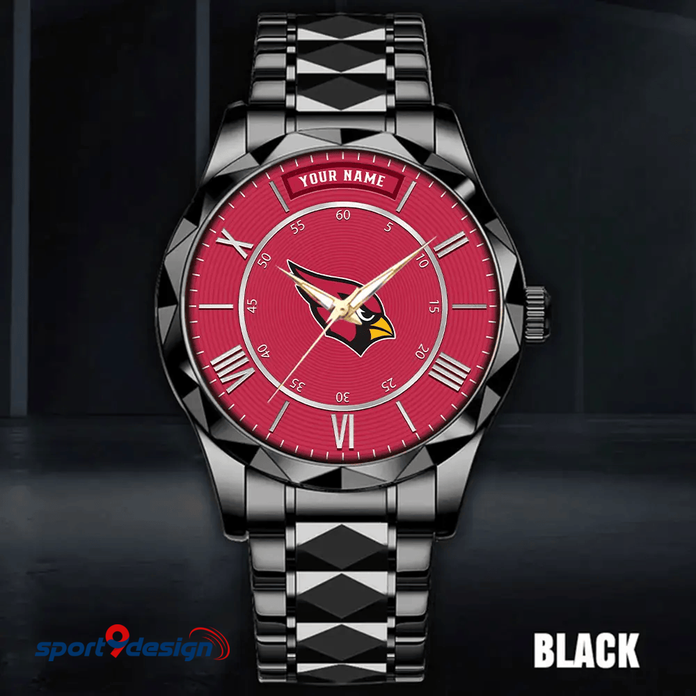 Arizona Cardinals Business Watch For Men Automatic Mechanical Stainless Steel Band 2025