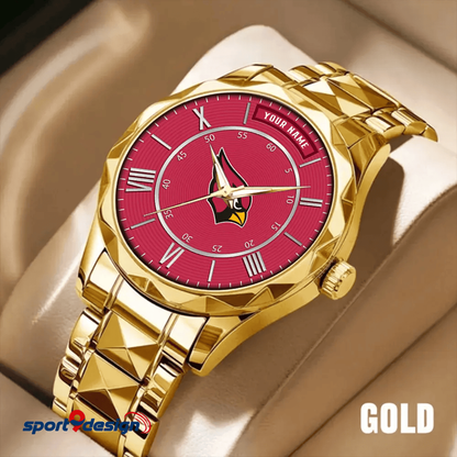 Arizona Cardinals Business Watch For Men Automatic Mechanical Stainless Steel Band 2025