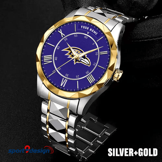 Baltimore Ravens Business Watch For Men Automatic Mechanical Stainless Steel Band 2025
