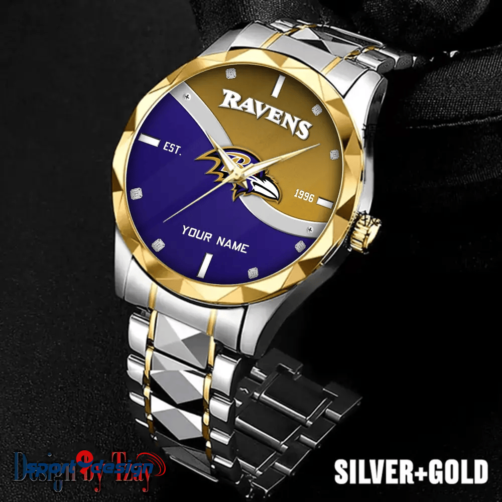 Baltimore Ravens Warterproof Sports Men Watches Top Brand Luxury Clock Style 2025