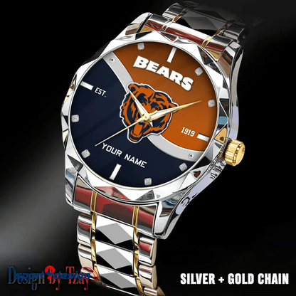 Chicago Bears Warterproof Sports Men Watches Top Brand Luxury Clock Style 2025