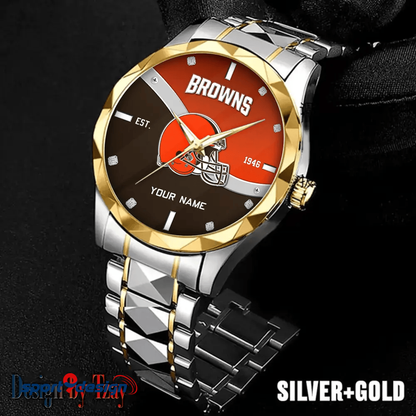 Cleveland Browns Warterproof Sports Men Watches Top Brand Luxury Clock Style 2025
