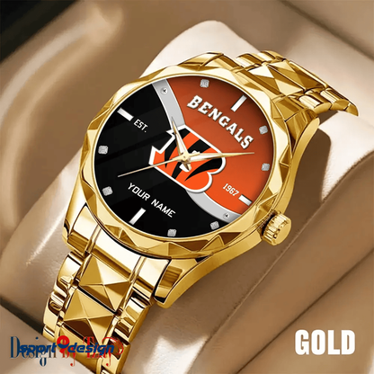 Cincinnati Bengals Warterproof Sports Men Watches Top Brand Luxury Clock Style 2025