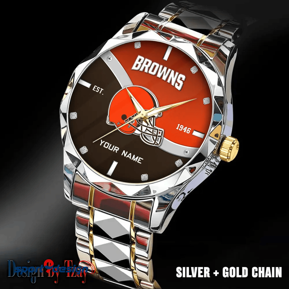 Cleveland Browns Warterproof Sports Men Watches Top Brand Luxury Clock Style 2025