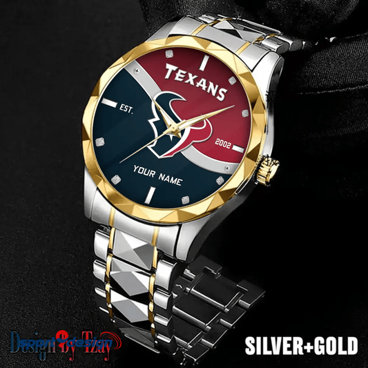 Houston Texans Warterproof Sports Men Watches Top Brand Luxury Clock Style 2025