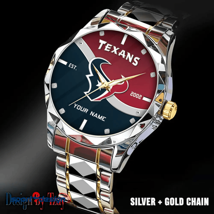 Houston Texans Warterproof Sports Men Watches Top Brand Luxury Clock Style 2025