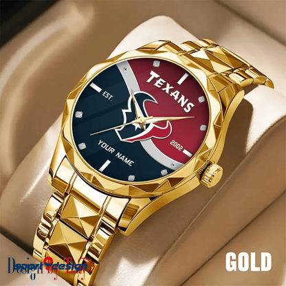 Houston Texans Warterproof Sports Men Watches Top Brand Luxury Clock Style 2025