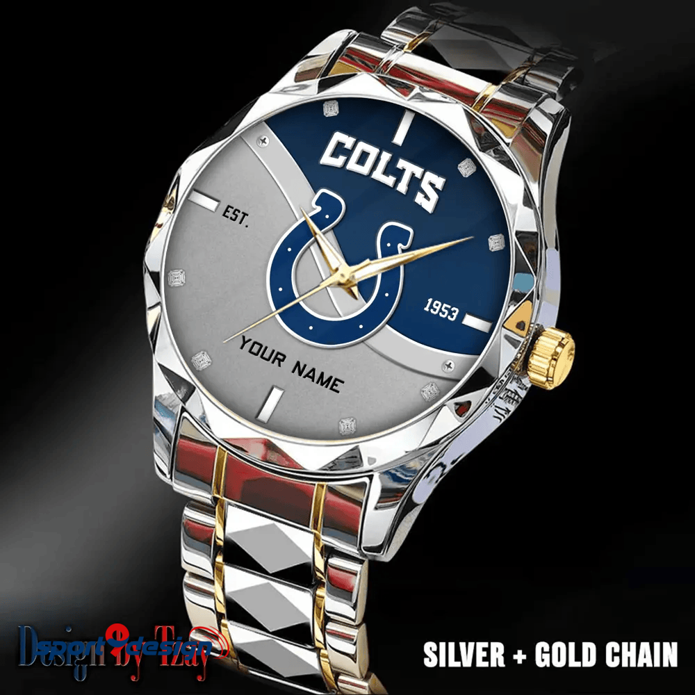 Indianapolis Colts Warterproof Sports Men Watches Top Brand Luxury Clock Style 2025