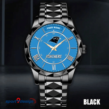 Carolina Panthers Business Watch For Men Automatic Mechanical Stainless Steel Band 2025