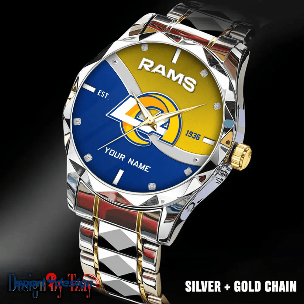 Los Angeles Rams Warterproof Sports Men Watches Top Brand Luxury Clock Style 2025