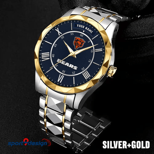 Chicago Bears Business Watch For Men Automatic Mechanical Stainless Steel Band 2025