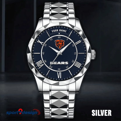Chicago Bears Business Watch For Men Automatic Mechanical Stainless Steel Band 2025