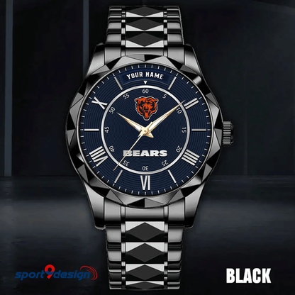 Chicago Bears Business Watch For Men Automatic Mechanical Stainless Steel Band 2025