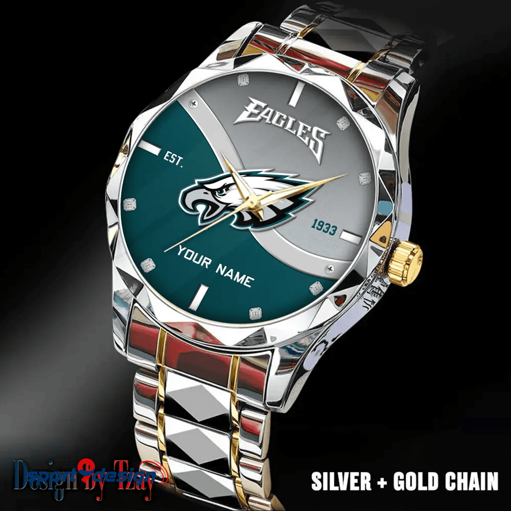 Philadelphia Eagles Warterproof Sports Men Watches Top Brand Luxury Clock Style 2025
