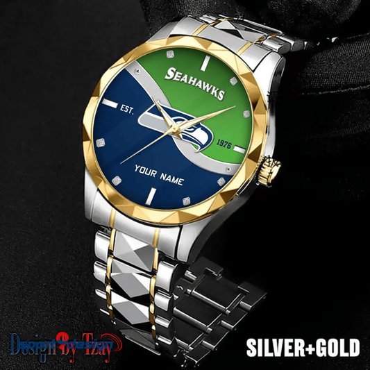 Seattle Seahawks Warterproof Sports Men Watches Top Brand Luxury Clock Style 2025
