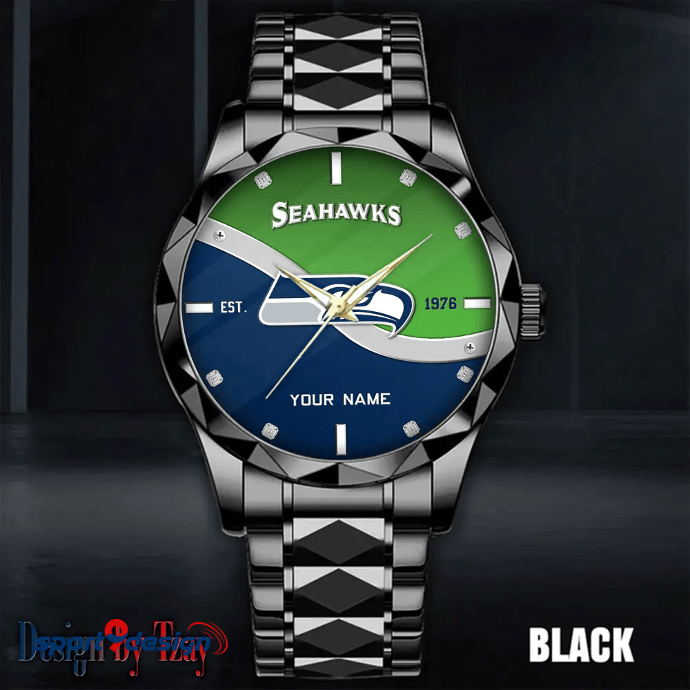 Seattle Seahawks Warterproof Sports Men Watches Top Brand Luxury Clock Style 2025