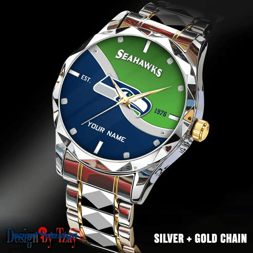 Seattle Seahawks Warterproof Sports Men Watches Top Brand Luxury Clock Style 2025