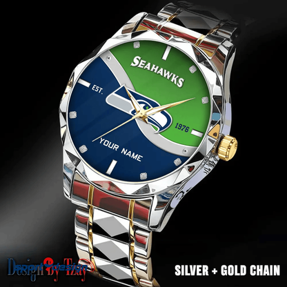 Seattle Seahawks Warterproof Sports Men Watches Top Brand Luxury Clock Style 2025