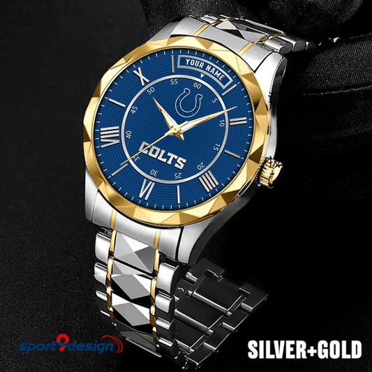 Indianapolis Colts Business Watch For Men Automatic Mechanical Stainless Steel Band 2025