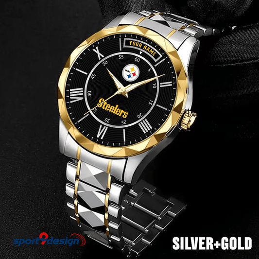 Pittsburgh Steelers Business Watch For Men Automatic Mechanical Stainless Steel Band 2025